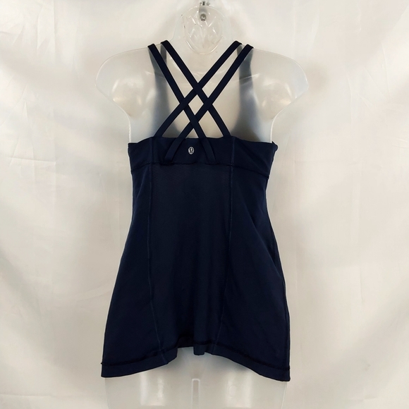 Lululemon Inkwell Paisley Energy Tank Top with Bra - Picture 4 of 11